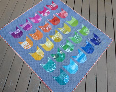 The Cat Mini Quilt — Patterns By Elizabeth Hartman