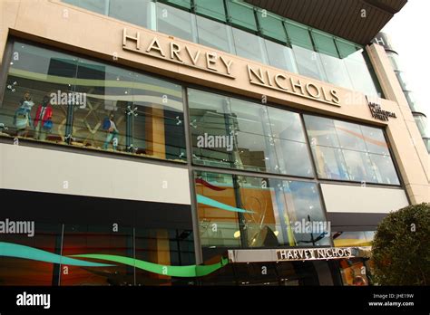 Harvey Nichols Store Front In Manchester City Centre 2017 Stock Photo