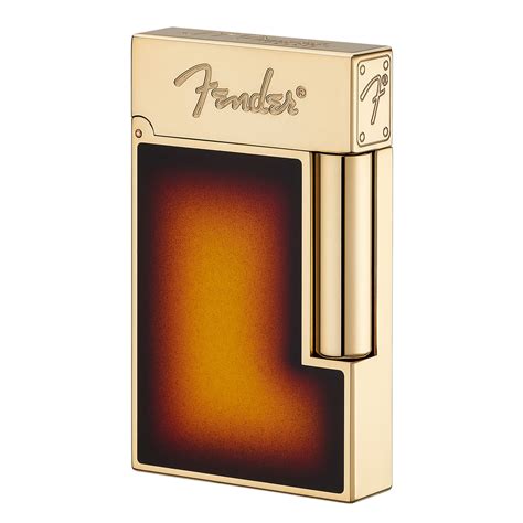 Lovers of accessories and lighters from s.t. ST Dupont Fender Line 2 Lighter - Sunburst Lacquer- Gold ...