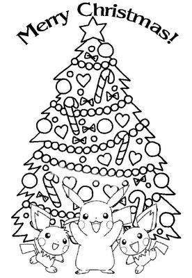 pokemon coloring pages christmas - Google Search (With ... Pokemon christmas coloring pictures free to print.
