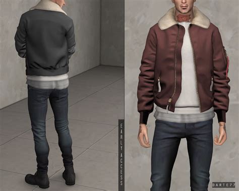 Drt77 Sims 4 Men Clothing Sims 4 Clothing Jackets