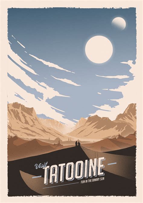 Tatooine Travel Poster Posterspy