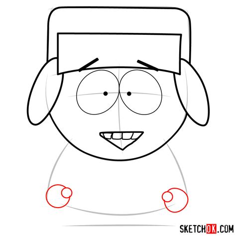 Today we will draw a park. How to draw Kyle Broflovski from South Park - Sketchok