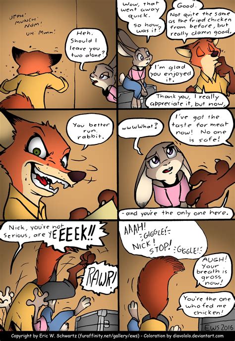 Dinner Conversation 8 By Diavololo On Deviantart Zootopia Nick And