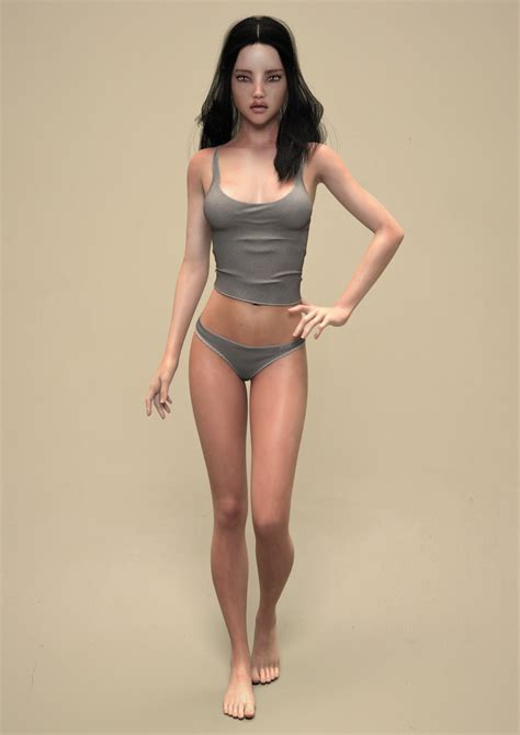 Character Cgi 3d Woman Cgi 3d Sporty Woman Character Style Fashion
