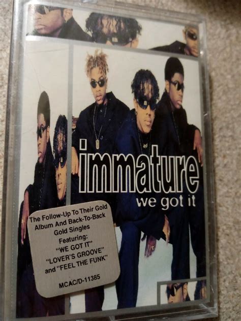 Immature We Got It Album Cassette Tape Sealed Brand New Hyper Sticker
