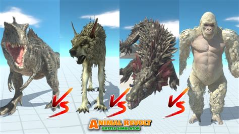 Jurassic World Dominion Giganotosaurus Vs Rampage Team Youtube