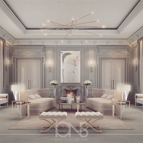 If you only have one living room in the house, it's likely to serve multiple purposes: Lounge Room Design in Refined Transitional Style on Behance