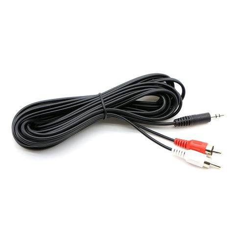 Pasow 35mm Stereo Male To 2rca Male Right And Left Rca Audio Cable