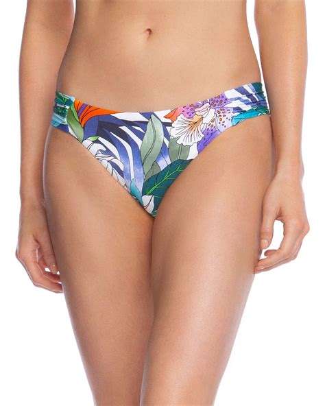 Trina Turk Amazonia Shirred Hipster Bikini Bottom Neiman Marcus