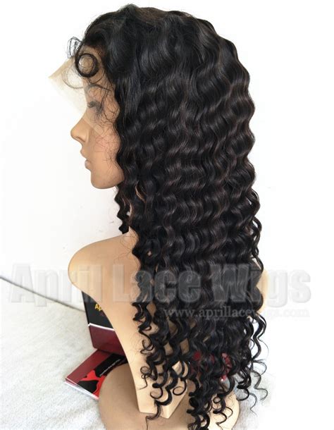 Indian Remy Curly Human Hair Glueless Lace Front Wig