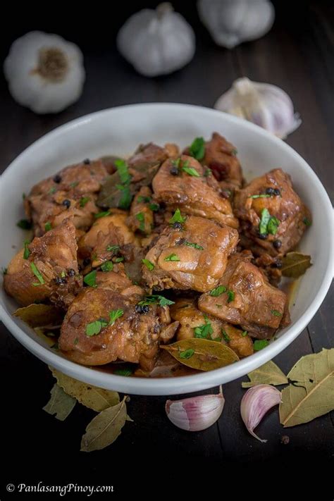 Drain chicken well, reserving liquid. Easy Chicken Adobo - Panlasang Pinoy | Recipe | Adobo ...