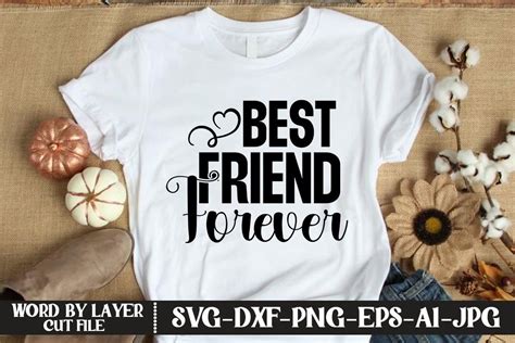 Best Friend Forever Svg Cut File Graphic By Kfcrafts · Creative Fabrica