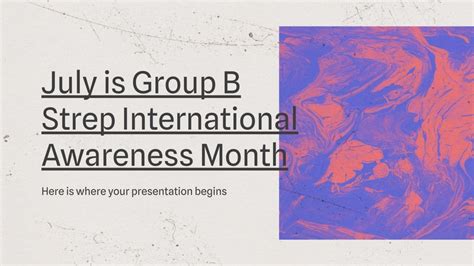 July Is Group B Strep Awareness Month