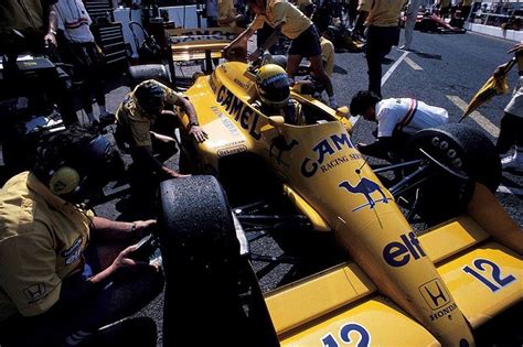 F1 Pictures Ayrton Senna Lotus Honda 1987