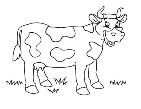 Fise De Colorat Cu Vaca Cu P L Rie Desc Rca I Imprima I Sau Colora I