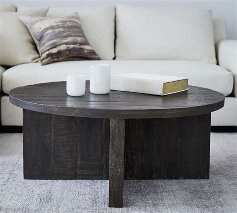 Round Black Wood Coffee Table Coffee Table Design Ideas