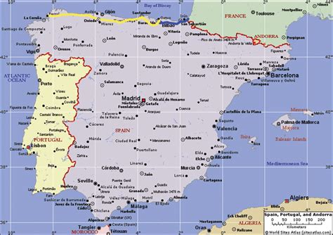 Northern Spain Map Laminatoff