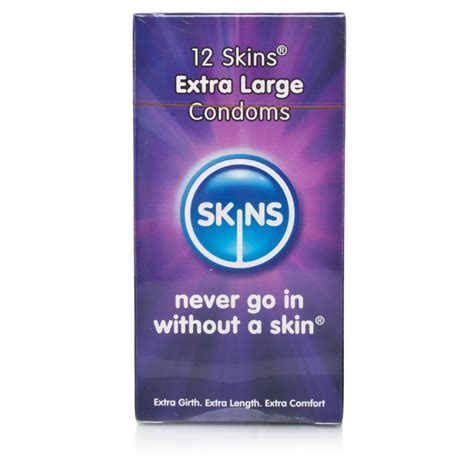 Skins Extra Large Condoms 12 Condoms Chemist Direct
