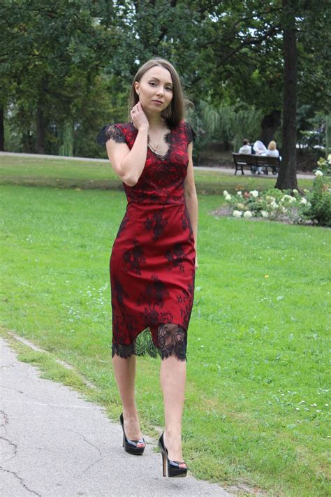 women s dress red lace dress bridesmaid dress dress for etsy
