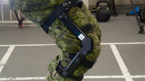 Canadian Military Hopes A Bionic Knee Brace Will Give Soldiers A Boost