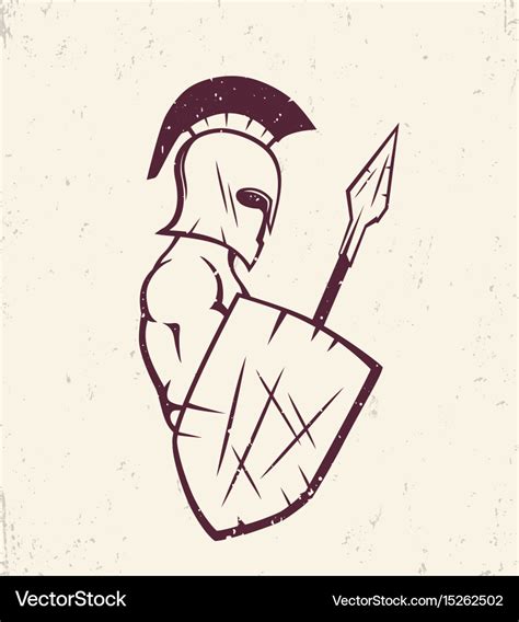 Spartan Warrior Sketch