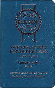 kelley blue book official guide  older cars january