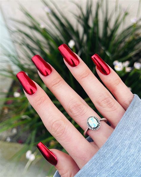 Red Chrome Nails 37 Designs That Will Turn Heads Nail Designs Daily
