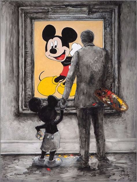 Hd Canvas Print Abstract Home Decor Wall Art Paintingmickey Mouse 21