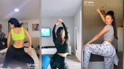 Sexy Tiktok Girls Twerk 🔥 Tik Tok Girls Showing Off Booty Twerking 🔥