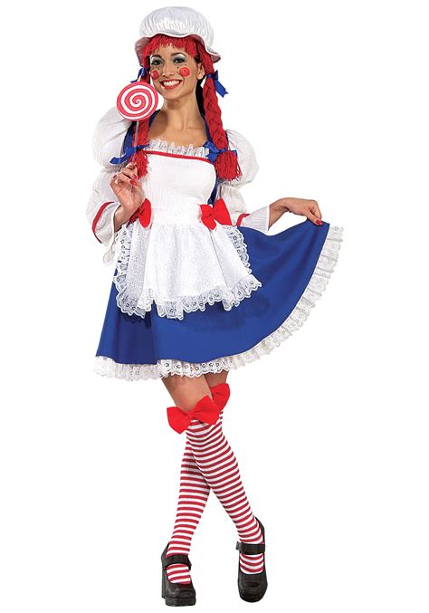 Cheerful Rag Doll Womens Costume Doll Costumes
