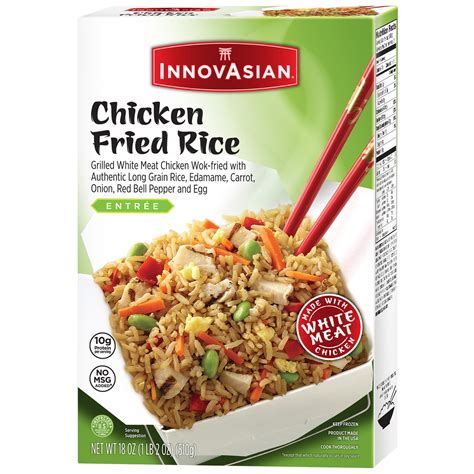 Innovasian Chicken Fried Rice Frozen Asian Meal 18 Oz