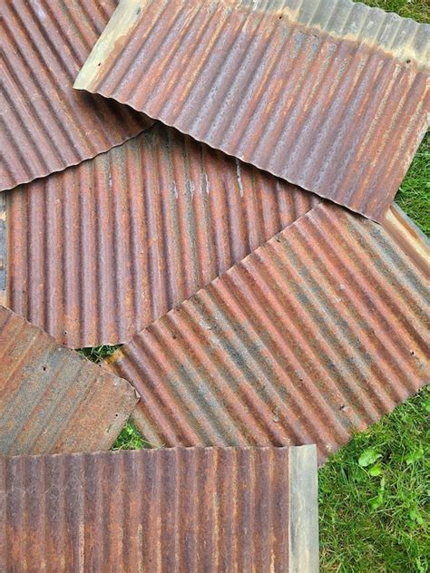 Rusty Reclaimed Corrugated Metal Roofing Barn Tin Beautiful