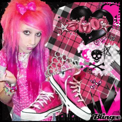 Emo Girl With Her Shoes Picture Blingee Com