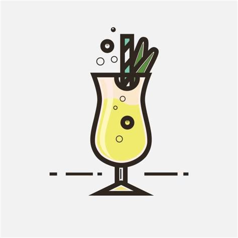 Best Pina Colada Illustrations Royalty Free Vector Graphics And Clip Art