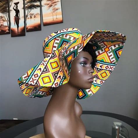 African Print Ankara Hat Flared Hat With African Fabric Iramdesigns