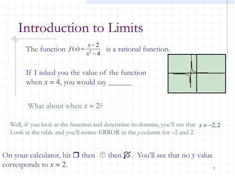 PPT - Finding Limits Graphically & Numerically PowerPoint Presentation ...