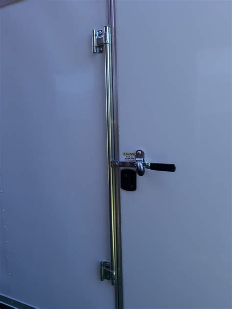 Cam Action Lockable Door Latch W 36 Pipe For Enclosed Trailers Zinc