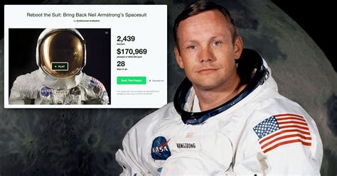 Museum Launches Kickstarter Campaign To Save Neil Armstrong S Apollo 11 Space Suit Mirror Online