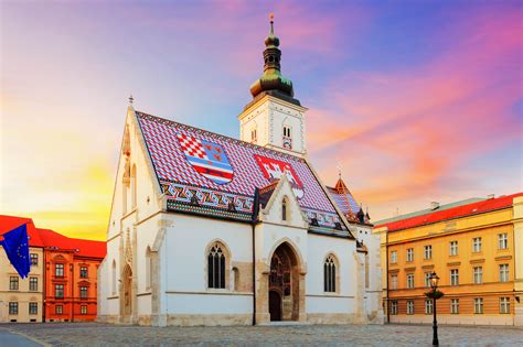 Markuskirche In Zagreb Kroatien Franks Travelbox