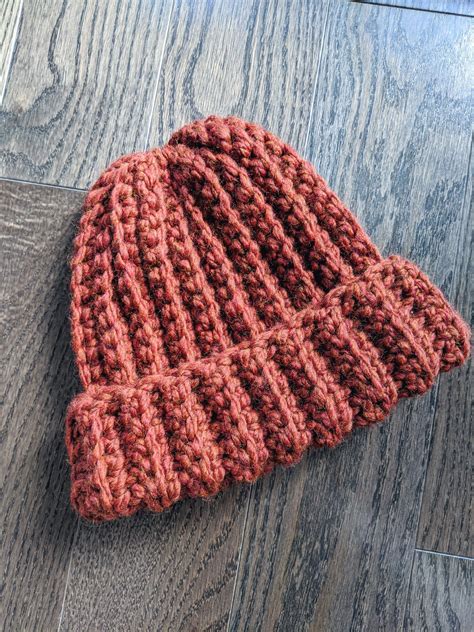 Simple Men S Crochet Hat Free Pattern For Beginners Jjcrohet