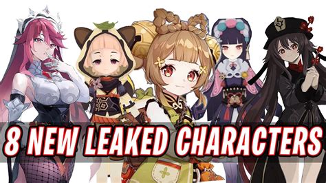 8 New Leaked Genshin Impact Characters Game Videos