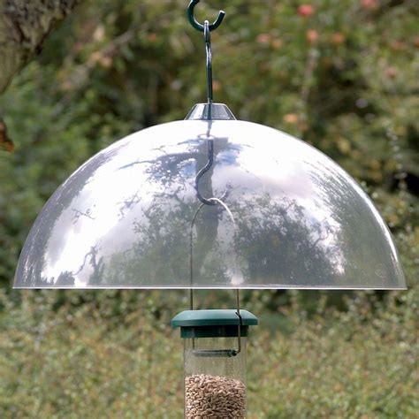 Leave the cover open to invite all birds. Squirrel guard dome for hanging bird feeder | Hanging bird ...