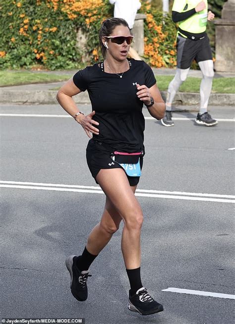Candice Warner Shows Off Her Toned Legs In Tiny Shorts As She