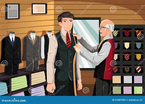 Tailor Fitting For Suit Stock Photography Image 21687392