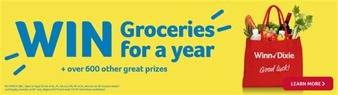 Win Groceries For A Year Learn More