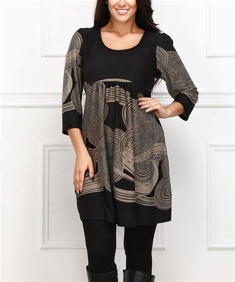 Another Great Find On Zulily Black Cloud Empire Waist Tunic Plus By Zulilyfinds Empire
