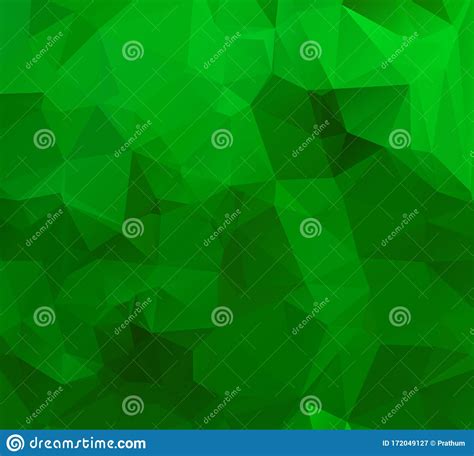 Abstract Multicolor Emerald Green Background Vector Polygonal Design