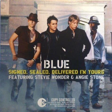 Blue Signed Sealed Delivered Im Yours Lyrics Genius Lyrics