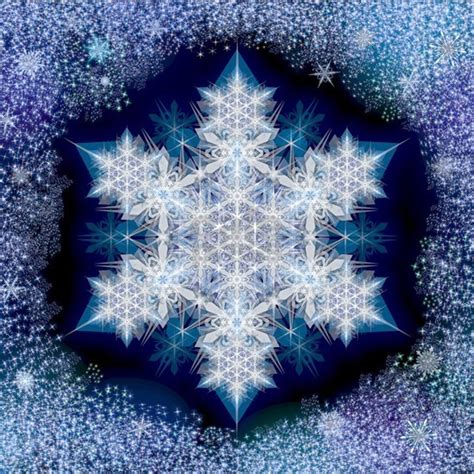January Snowflake Ornament Round By Naumaddic Arts Cafepress